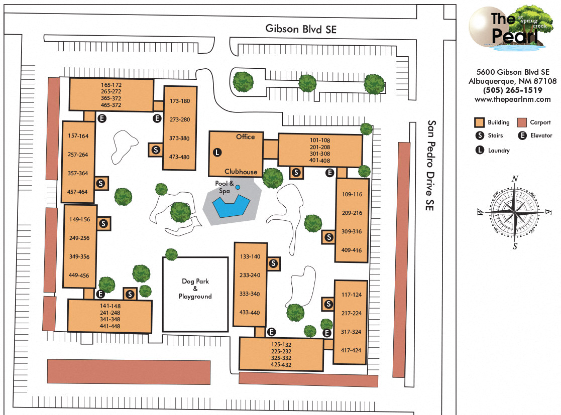 The Pearl at Spring Creek Map